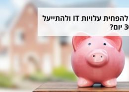 איך להפחית עלויות IT ולהתייעל ב- 30 יום?